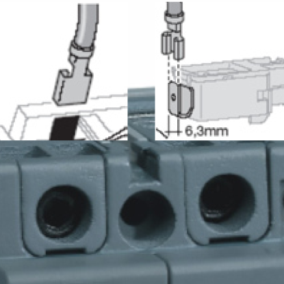 Faston Spade Connection