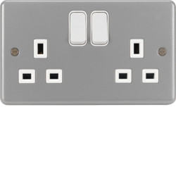 WPSS82 2 Gang Double Pole Switched Socket