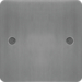 WFP1BS Single Blank Plate Brushed Steel